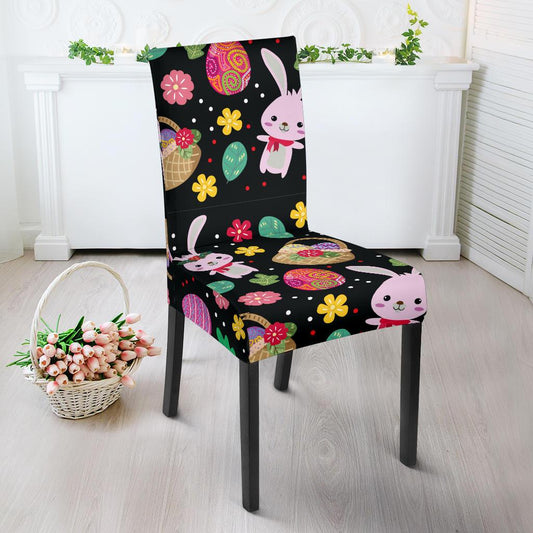 Easter Eggs Pattern Print Design RB05 Dining Chair Slipcover-JORJUNE.COM