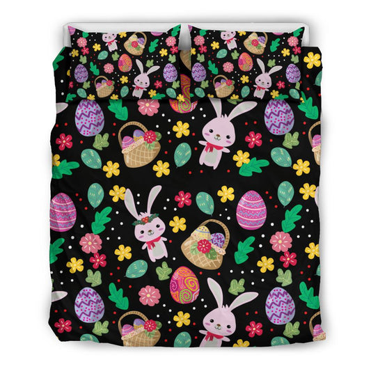 Easter Eggs Pattern Print Design RB05 Duvet Cover Bedding Set-JORJUNE.COM