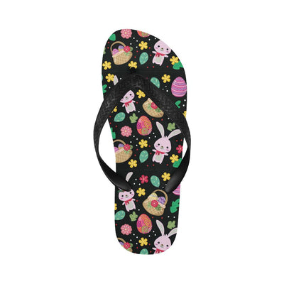 Easter Eggs Pattern Print Design RB05 Flip Flops-JorJune