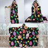 Easter Eggs Pattern Print Design RB05 Hooded Blanket-JORJUNE.COM