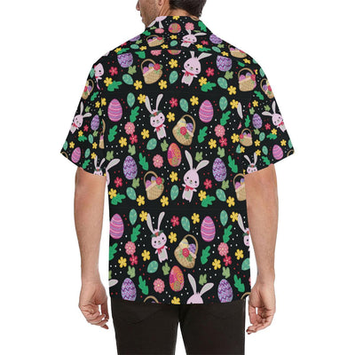 Easter Eggs Pattern Print Design RB05 Men Hawaiian Shirt-JorJune
