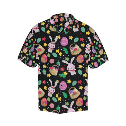 Easter Eggs Pattern Print Design RB05 Men Hawaiian Shirt-JorJune