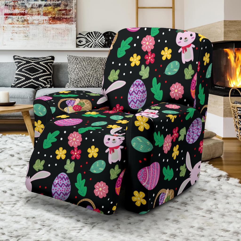 Easter Eggs Pattern Print Design RB05 Recliner Slipcover-JORJUNE.COM