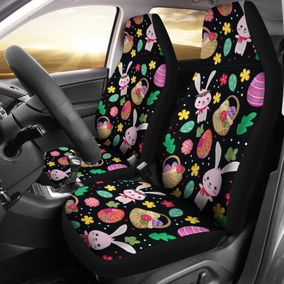 Easter Eggs Pattern Print Design RB05 Universal Fit Car Seat Covers-JorJune