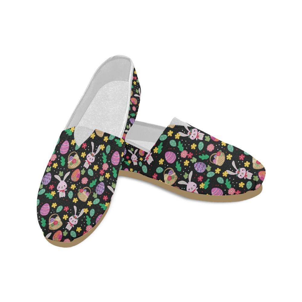 Easter Eggs Pattern Print Design RB05 Women Casual Shoes-JorJune.com