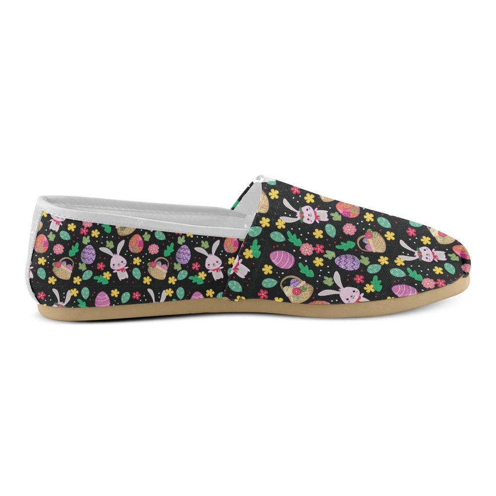 Easter Eggs Pattern Print Design RB05 Women Casual Shoes-JorJune.com
