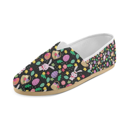 Easter Eggs Pattern Print Design RB05 Women Casual Shoes-JorJune.com
