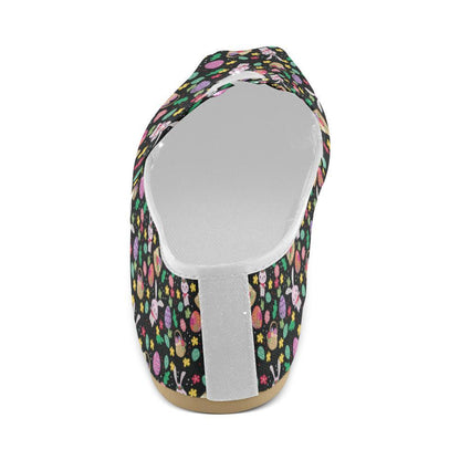 Easter Eggs Pattern Print Design RB05 Women Casual Shoes-JorJune.com