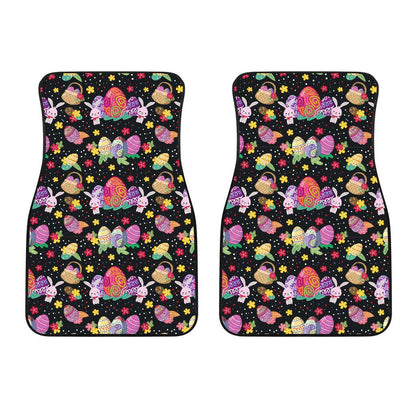 Easter Eggs Pattern Print Design RB06 Car Floor Mats-JorJune