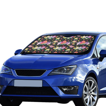 Easter Eggs Pattern Print Design RB06 Car Sun Shade-JorJune