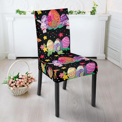 Easter Eggs Pattern Print Design RB06 Dining Chair Slipcover-JORJUNE.COM