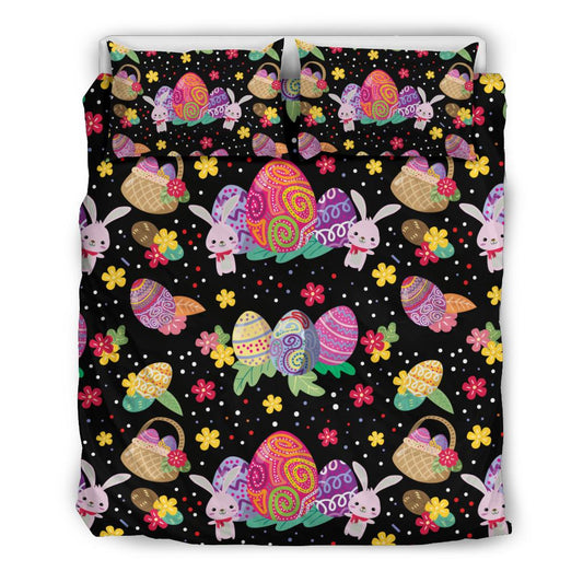 Easter Eggs Pattern Print Design RB06 Duvet Cover Bedding Set-JORJUNE.COM