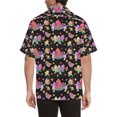 Easter Eggs Pattern Print Design RB06 Men Hawaiian Shirt-JorJune