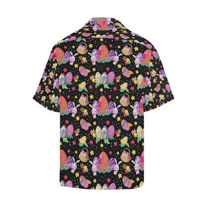 Easter Eggs Pattern Print Design RB06 Men Hawaiian Shirt-JorJune