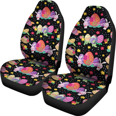 Easter Eggs Pattern Print Design RB06 Universal Fit Car Seat Covers-JorJune