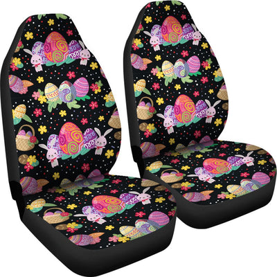 Easter Eggs Pattern Print Design RB06 Universal Fit Car Seat Covers-JorJune