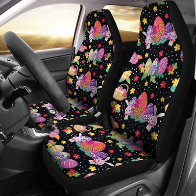 Easter Eggs Pattern Print Design RB06 Universal Fit Car Seat Covers-JorJune