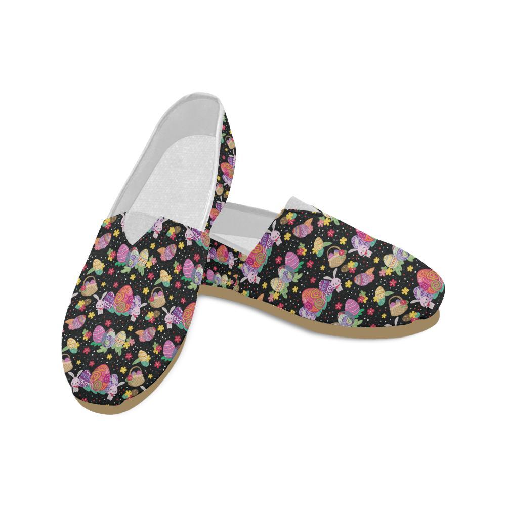 Easter Eggs Pattern Print Design RB06 Women Casual Shoes-JorJune.com