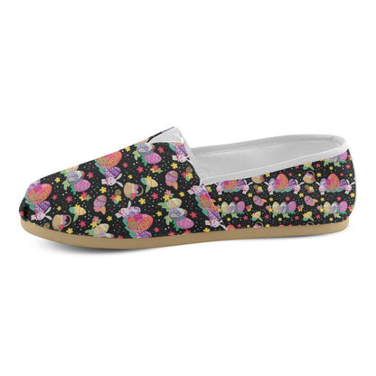 Easter Eggs Pattern Print Design RB06 Women Casual Shoes-JorJune.com