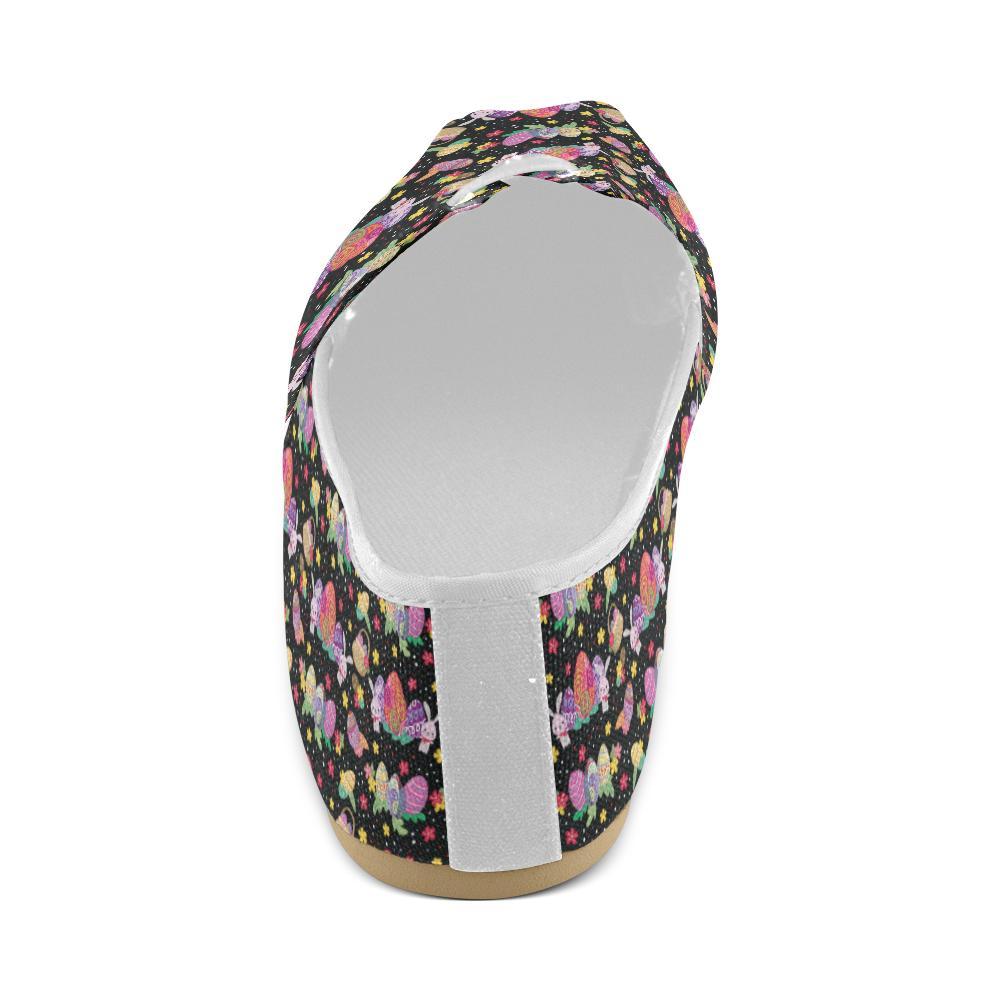 Easter Eggs Pattern Print Design RB06 Women Casual Shoes-JorJune.com