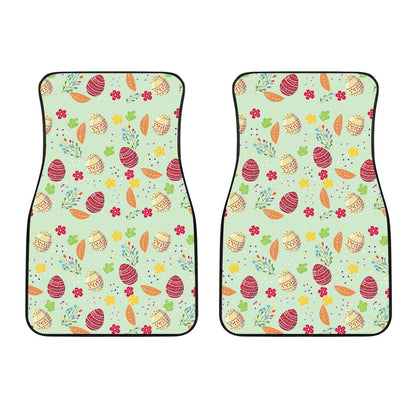 Easter Eggs Pattern Print Design RB07 Car Floor Mats-JorJune