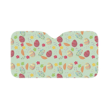 Easter Eggs Pattern Print Design RB07 Car Sun Shade-JorJune