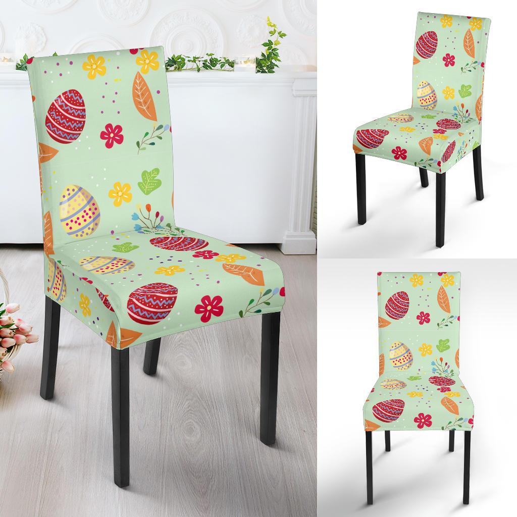 Easter Eggs Pattern Print Design RB07 Dining Chair Slipcover-JORJUNE.COM