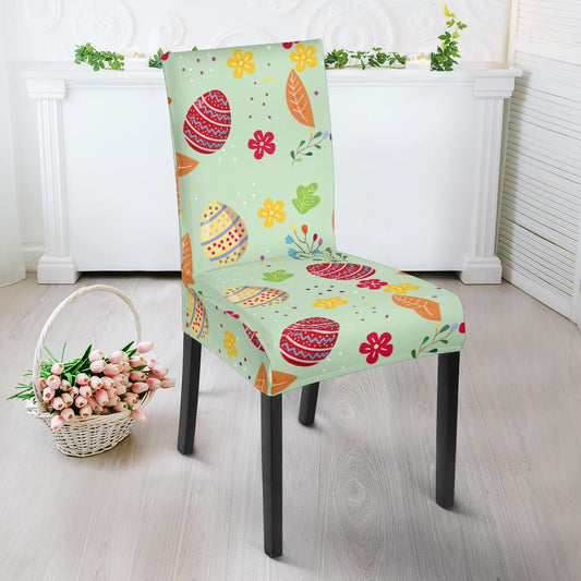 Easter Eggs Pattern Print Design RB07 Dining Chair Slipcover-JORJUNE.COM