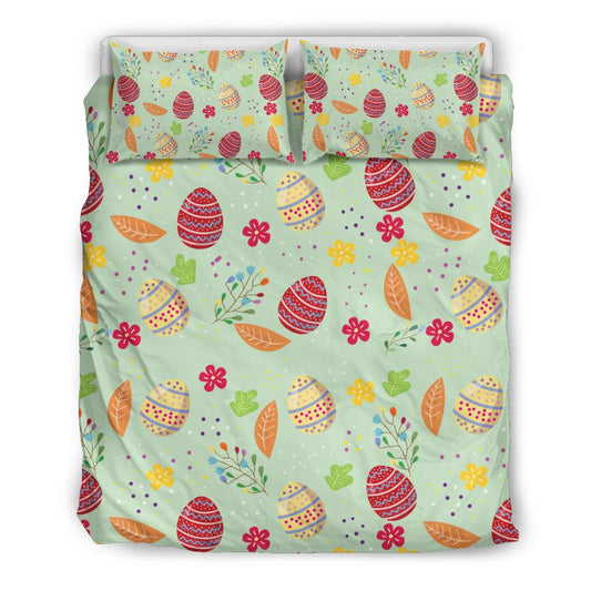 Easter Eggs Pattern Print Design RB07 Duvet Cover Bedding Set-JORJUNE.COM