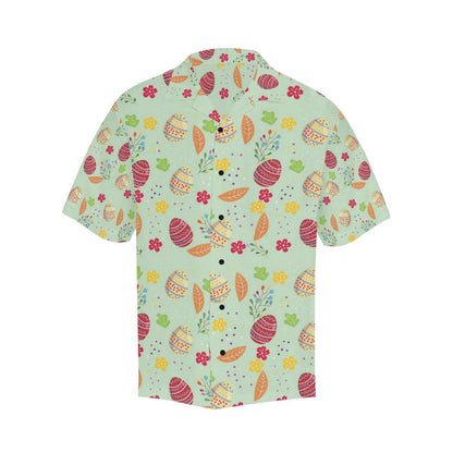 Easter Eggs Pattern Print Design RB07 Men Hawaiian Shirt-JorJune