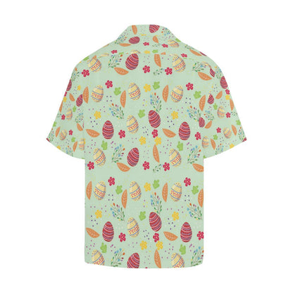 Easter Eggs Pattern Print Design RB07 Men Hawaiian Shirt-JorJune