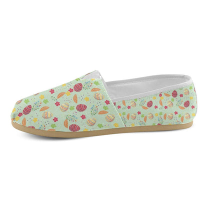 Easter Eggs Pattern Print Design RB07 Women Casual Shoes-JorJune.com