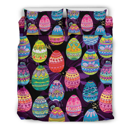 Easter Eggs Pattern Print Design RB08 Duvet Cover Bedding Set-JORJUNE.COM