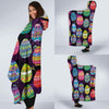 Easter Eggs Pattern Print Design RB08 Hooded Blanket-JORJUNE.COM