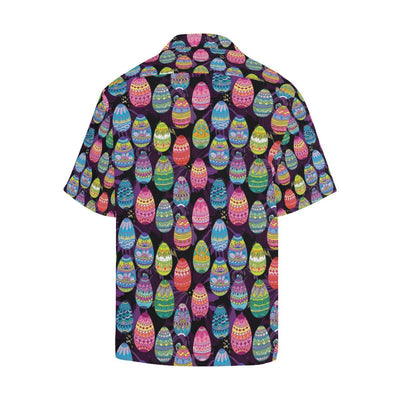 Easter Eggs Pattern Print Design RB08 Men Hawaiian Shirt-JorJune