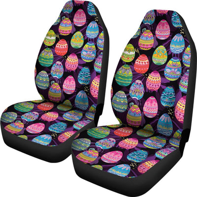 Easter Eggs Pattern Print Design RB08 Universal Fit Car Seat Covers-JorJune