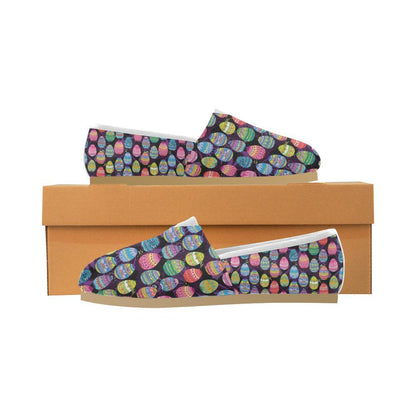 Easter Eggs Pattern Print Design RB08 Women Casual Shoes-JorJune.com