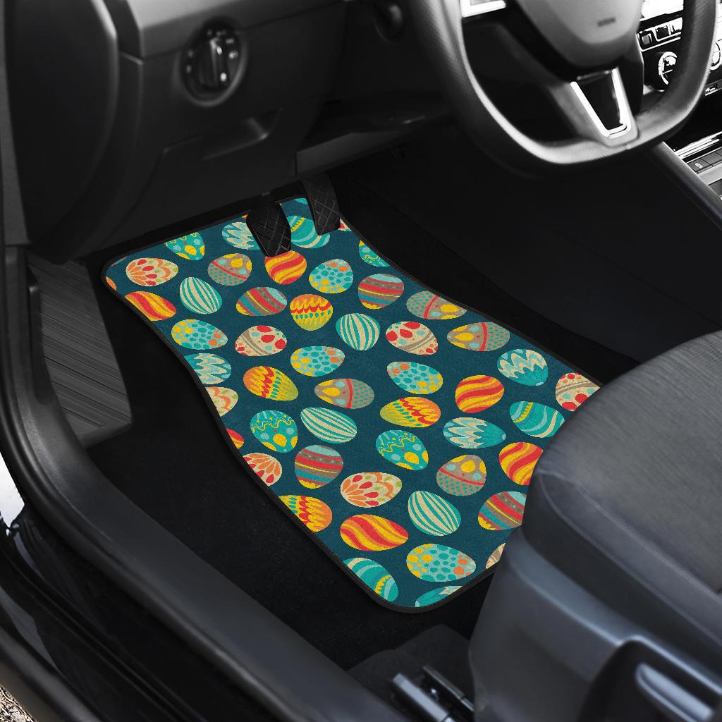 Easter Eggs Pattern Print Design RB09 Car Floor Mats-JorJune