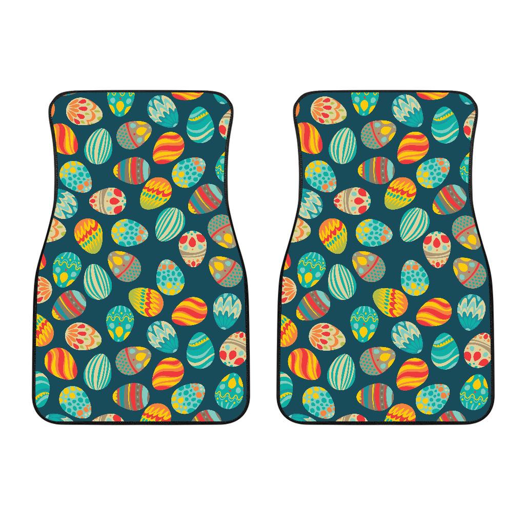 Easter Eggs Pattern Print Design RB09 Car Floor Mats-JorJune
