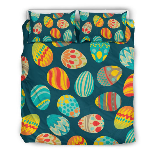 Easter Eggs Pattern Print Design RB09 Duvet Cover Bedding Set-JORJUNE.COM