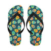 Easter Eggs Pattern Print Design RB09 Flip Flops-JorJune