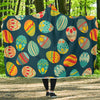 Easter Eggs Pattern Print Design RB09 Hooded Blanket-JORJUNE.COM