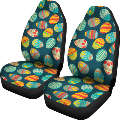 Easter Eggs Pattern Print Design RB09 Universal Fit Car Seat Covers-JorJune