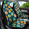 Easter Eggs Pattern Print Design RB09 Universal Fit Car Seat Covers-JorJune