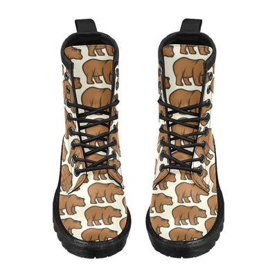 Bear Pattern Print Design BE05 Women's Boots