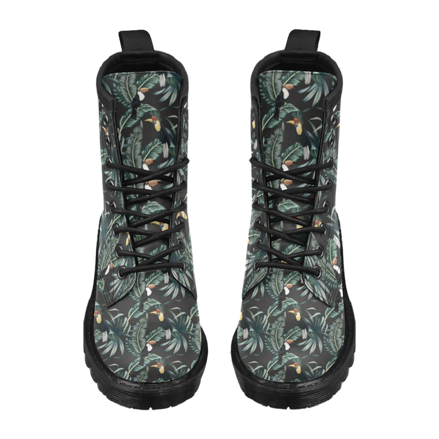 Rainforest Pattern Print Design RF06 Women's Boots