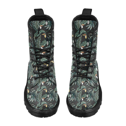 Rainforest Pattern Print Design RF06 Women's Boots