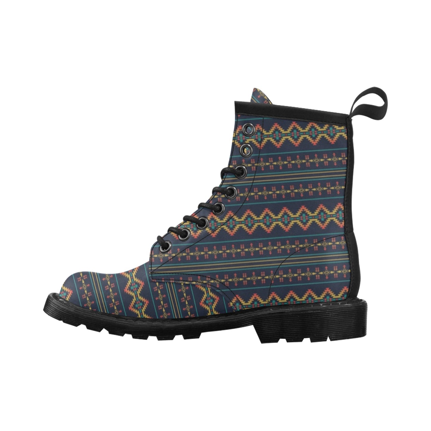 Southwest American Design Themed Print Women's Boots