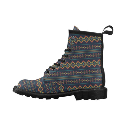 Southwest American Design Themed Print Women's Boots