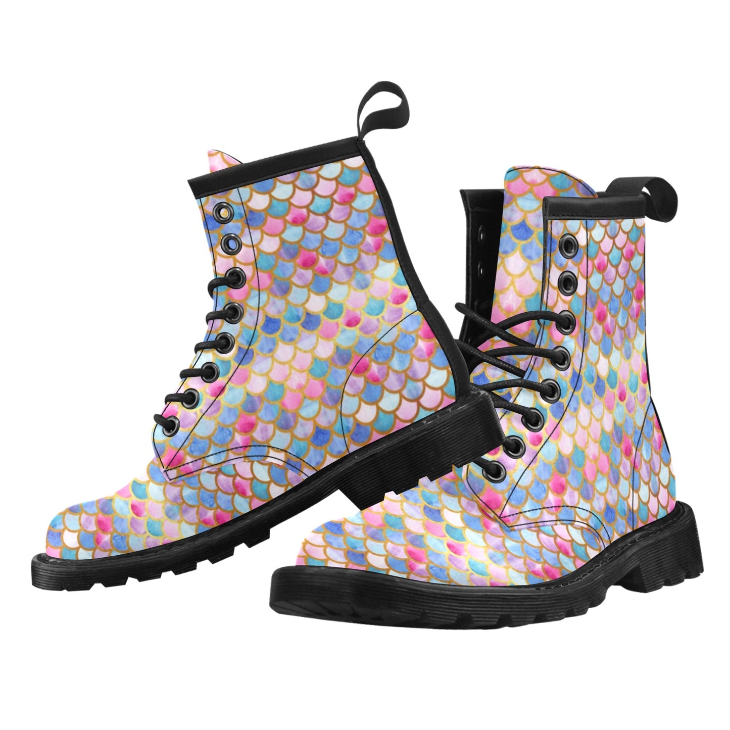 Scales Print Design LKS401 Women's Boots